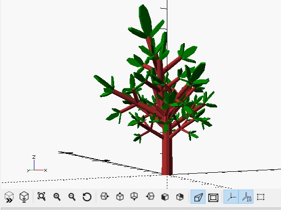 Random Tree Generator V2001 - Openscad