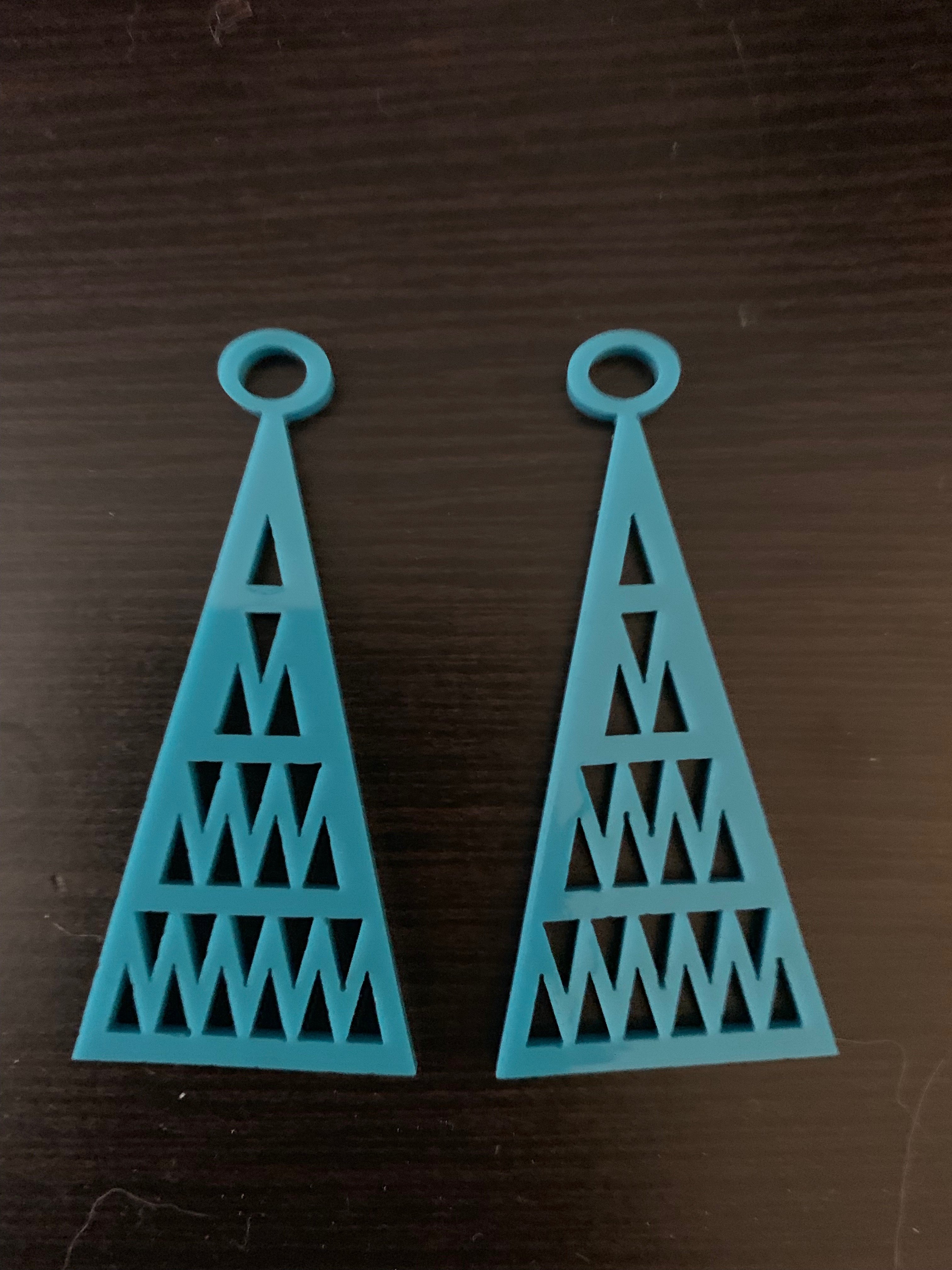 Triangle Pattern Earrings