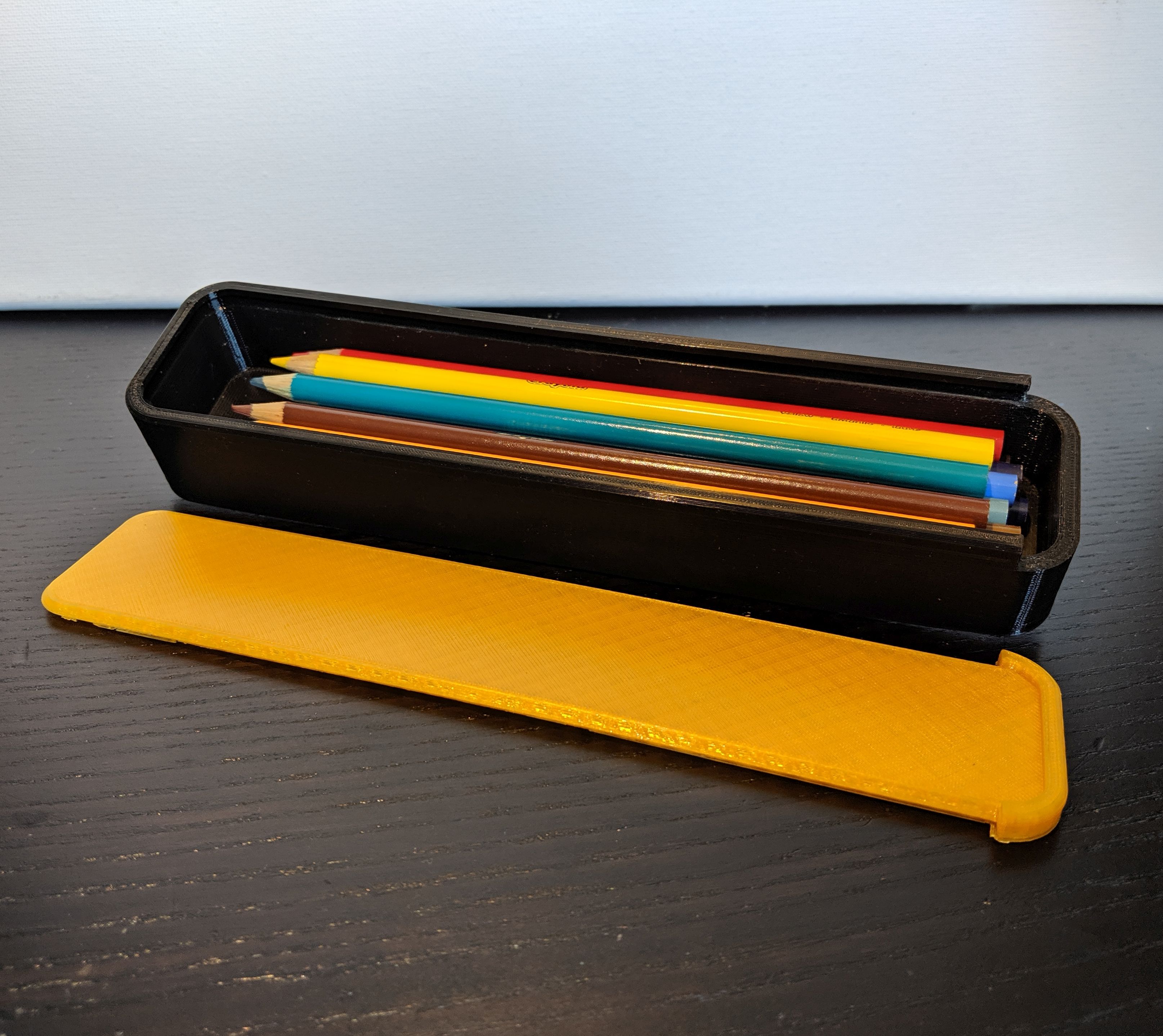 Sliding Top Pencil Case