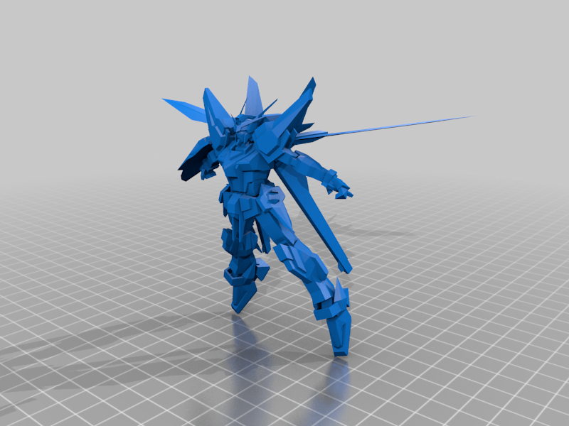 Mobile Suit Gundam Seed Collection Low Poly
