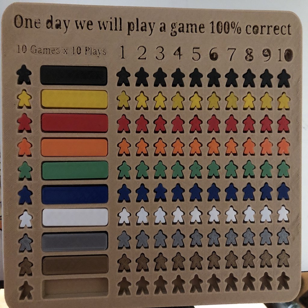 Board game 10x10 challenge