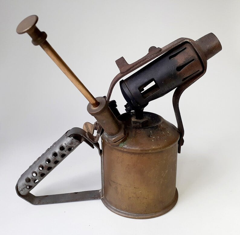Max Sievert 561 brass primus blow torch leather pump cup