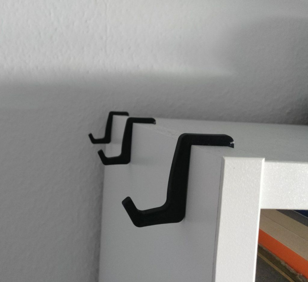 Hook for IKEA BILLY shelf