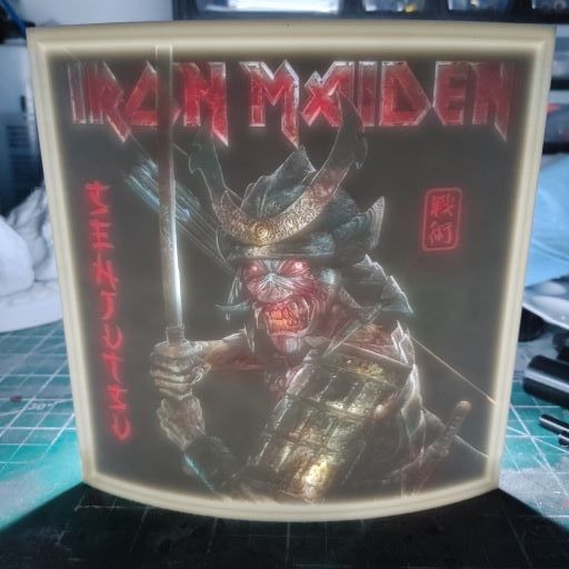 Iron Maiden - Senjutsu Color Lithophane