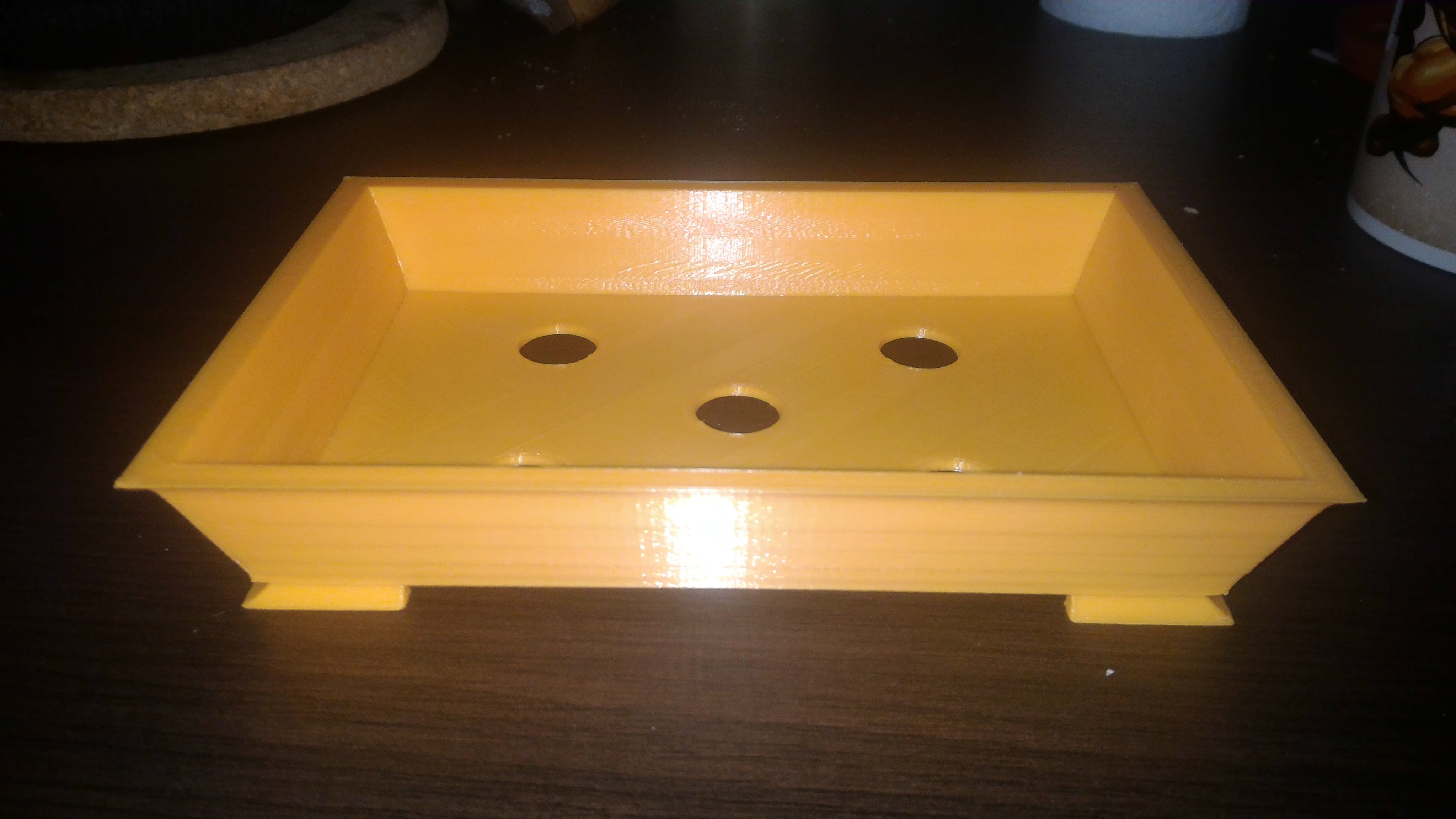 Parametric rectangular bonsai pot