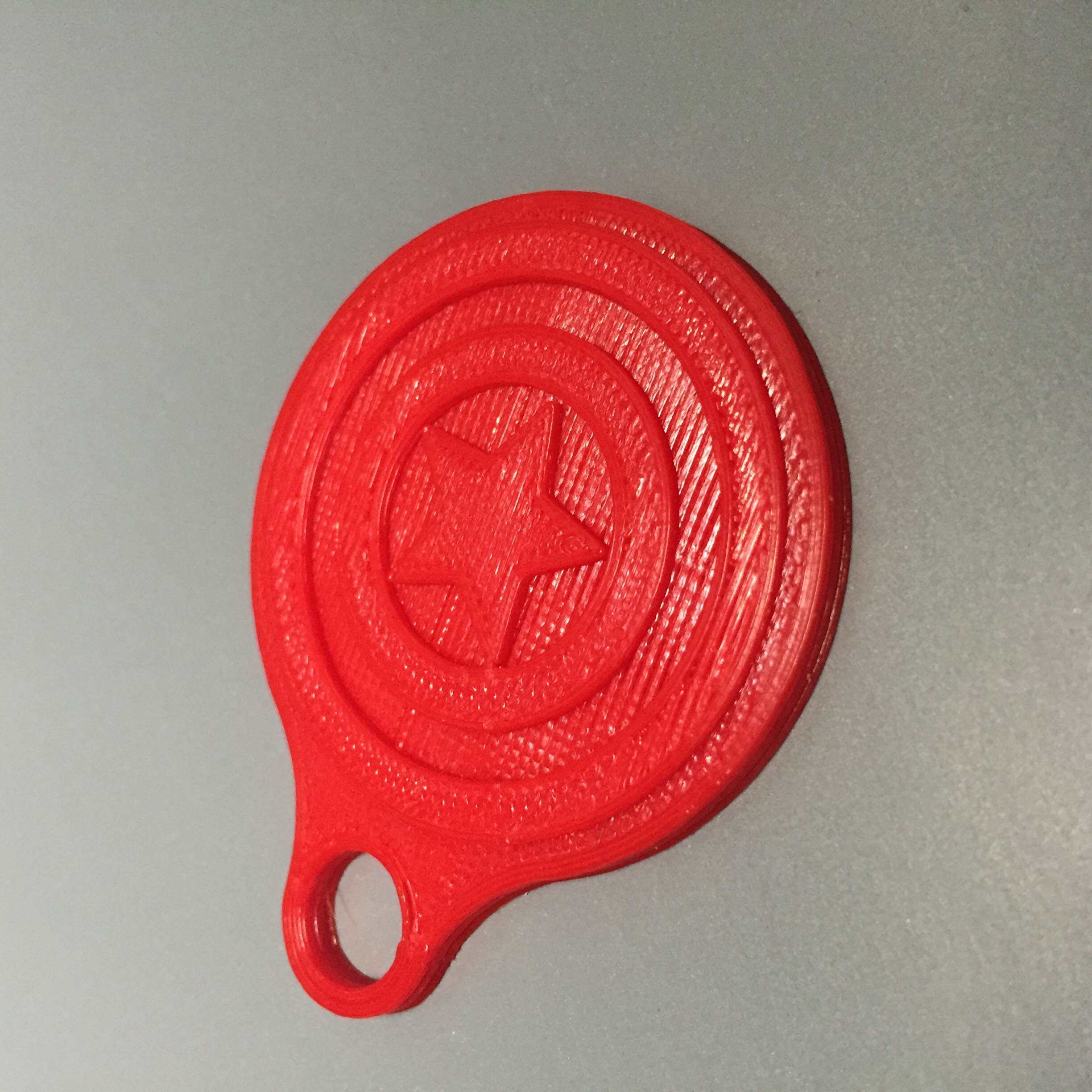 Simple Captain America Key Chain