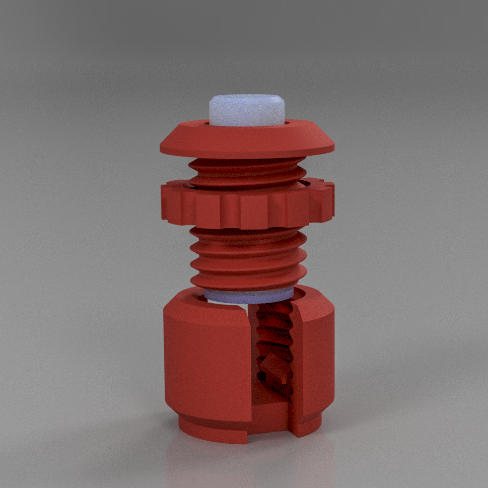 Printed mini push button for a 3.5x3.5x6mm tactile smd push button