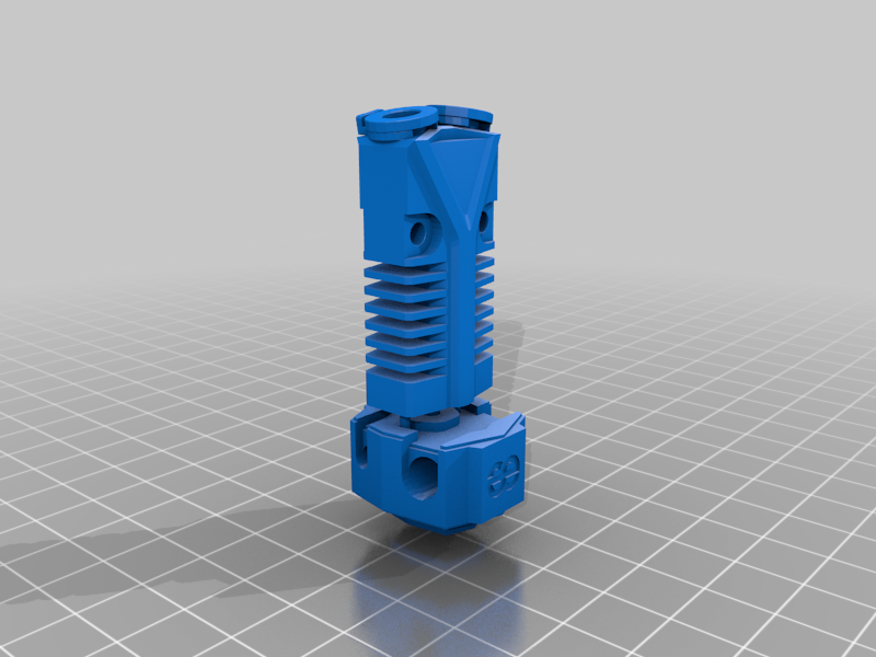 Phaetus TaiChi 2-In 1-Out Hotend 3D Model