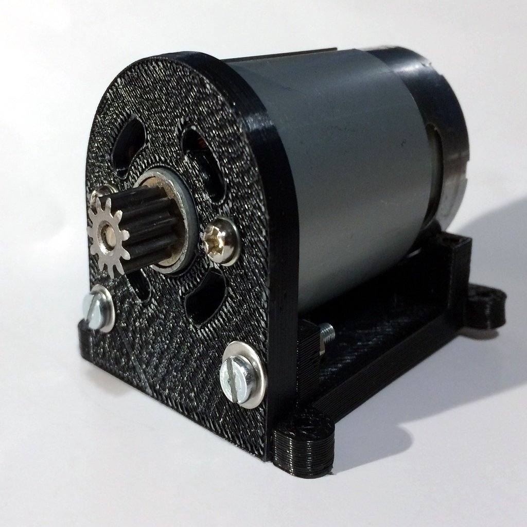 DC-motor RS-550 with mount