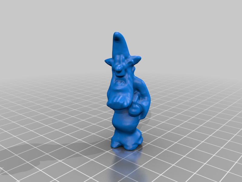 Wizard with book (3d scan)