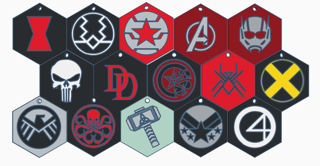 Marvel Keychains