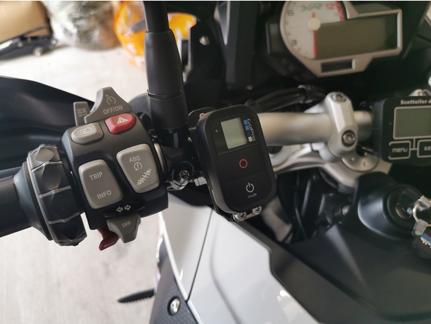 gopro smart remote motorcycle mount