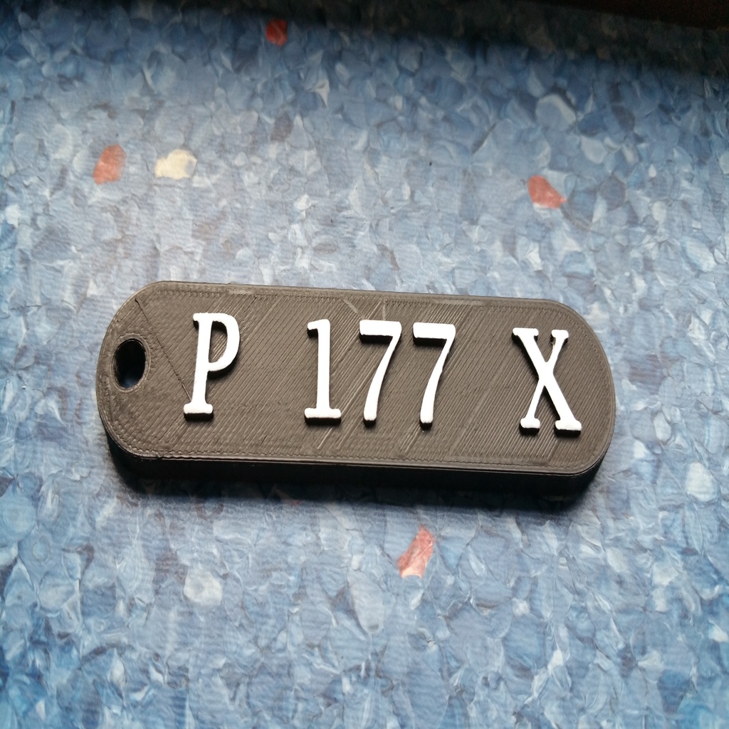 P 177 X Keychain
