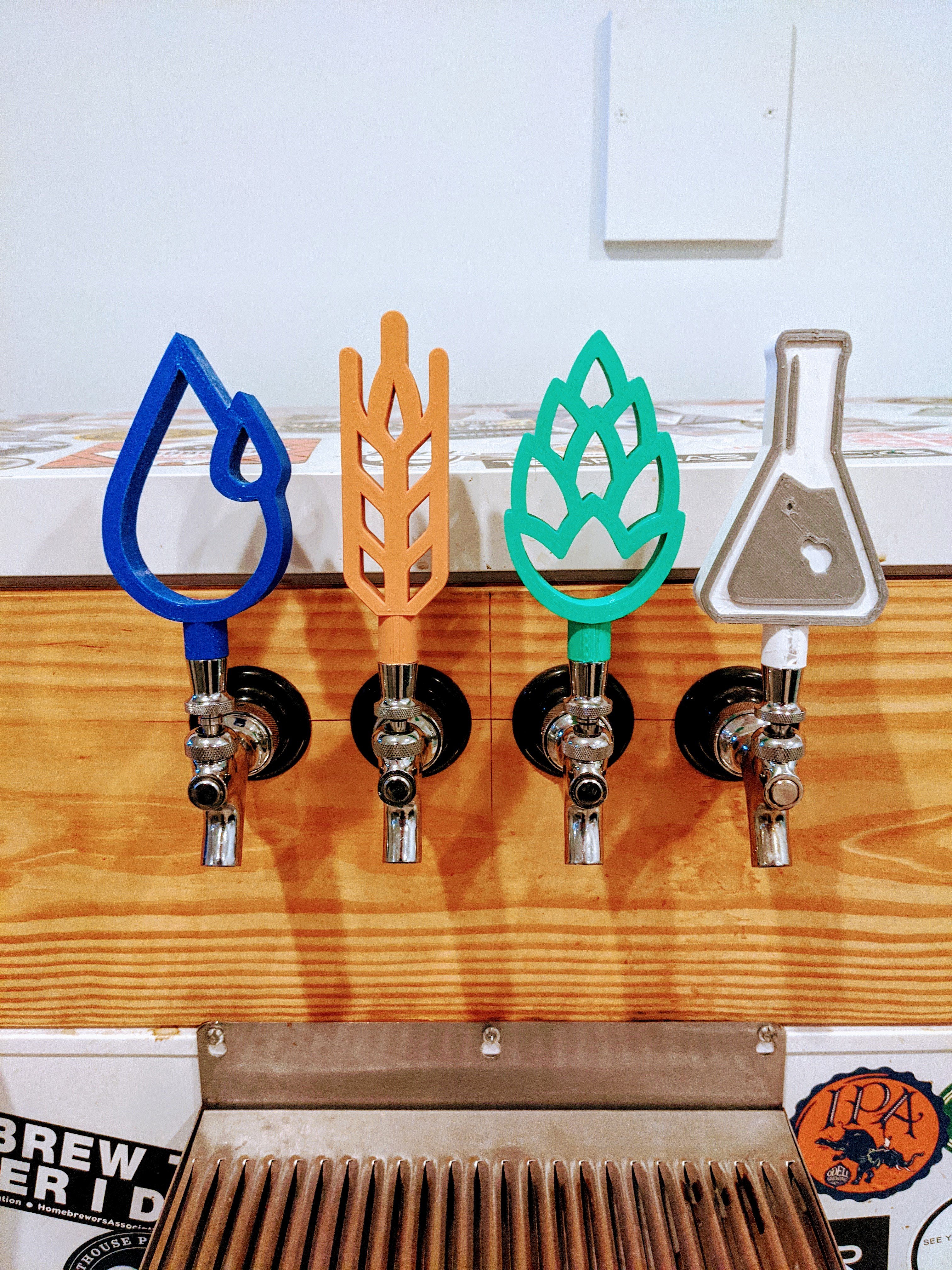 Beer Ingredient Tap Handles