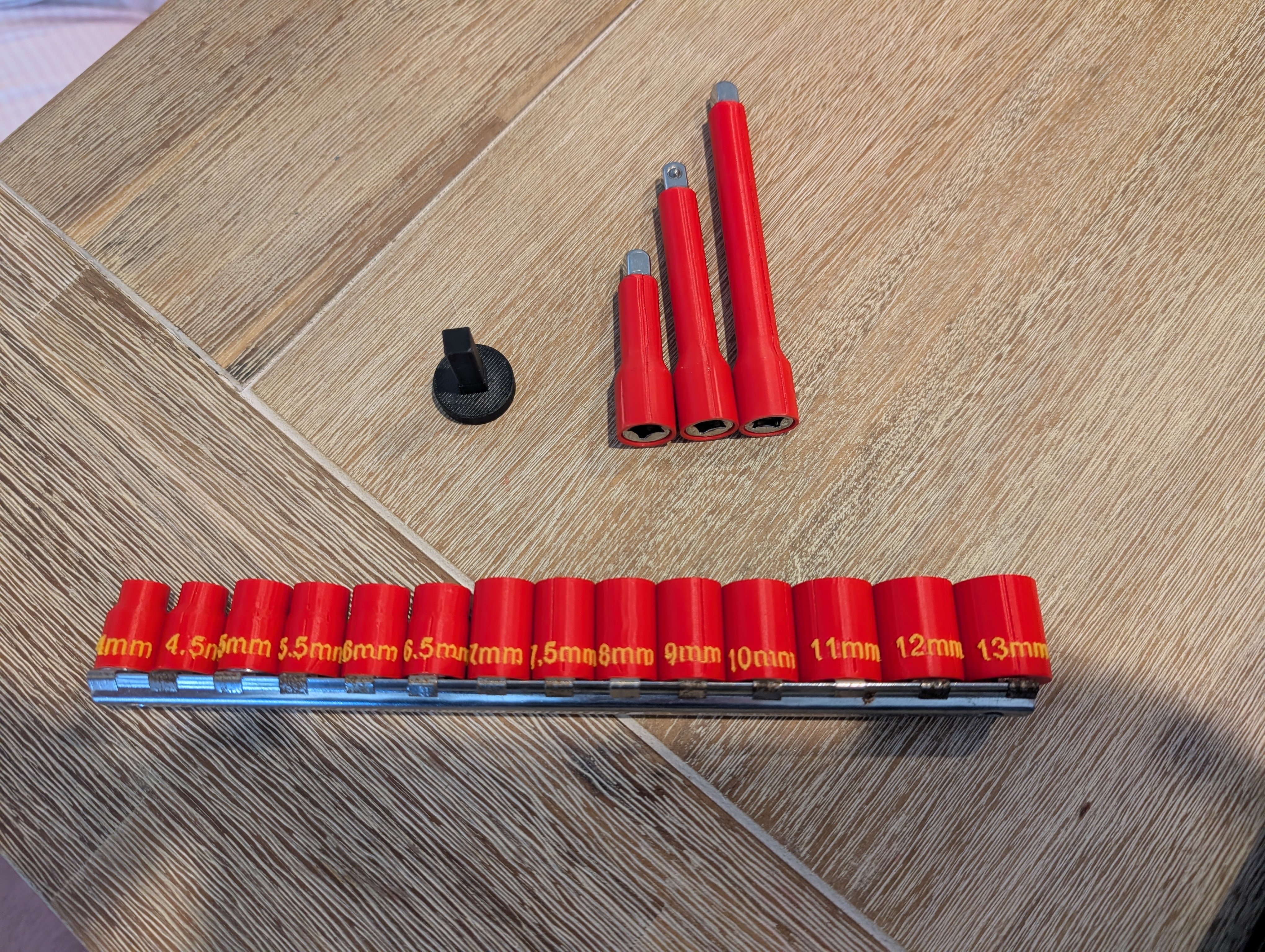 1/4 drive socket set insulated covers
