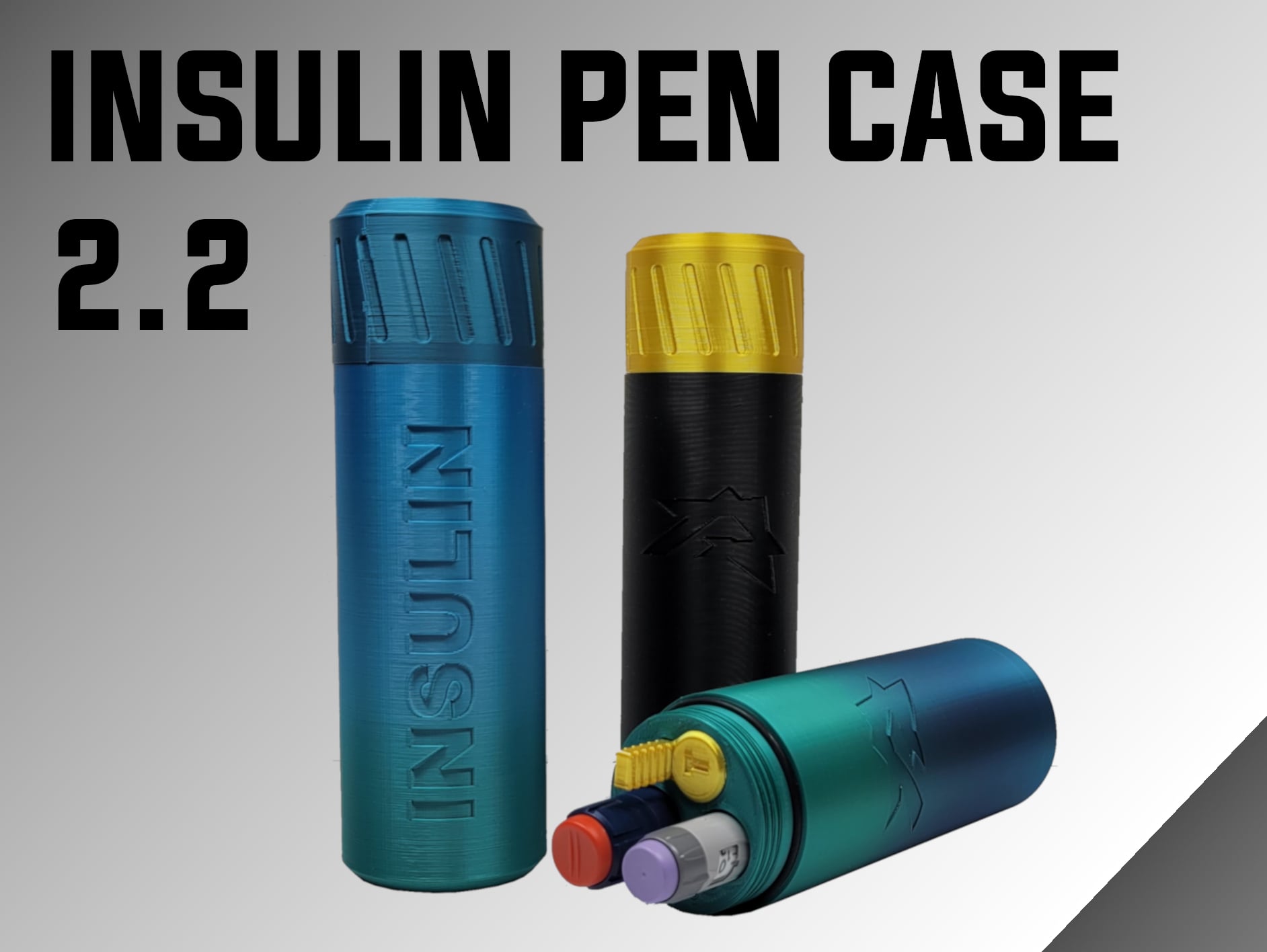 [DIA] Insulin pen case (multiple versions)