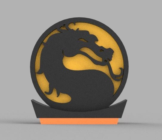 Mortal Kombat Medallion With Stand