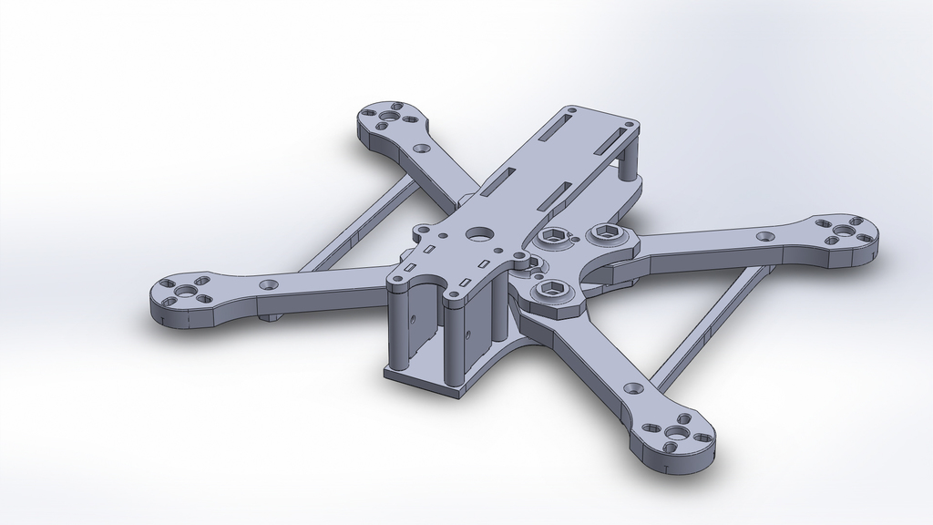 5" Drone Frame inspired by ImpulseRC Apex (Mr. Steele)