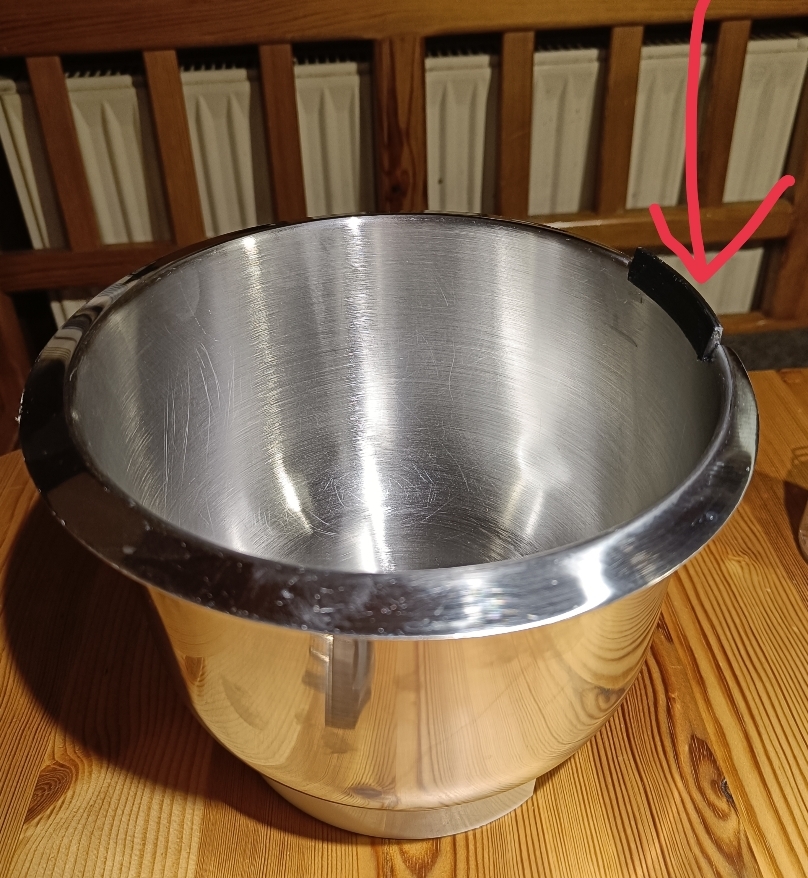 Bosch MUM stainless steel mixing bowl spare part