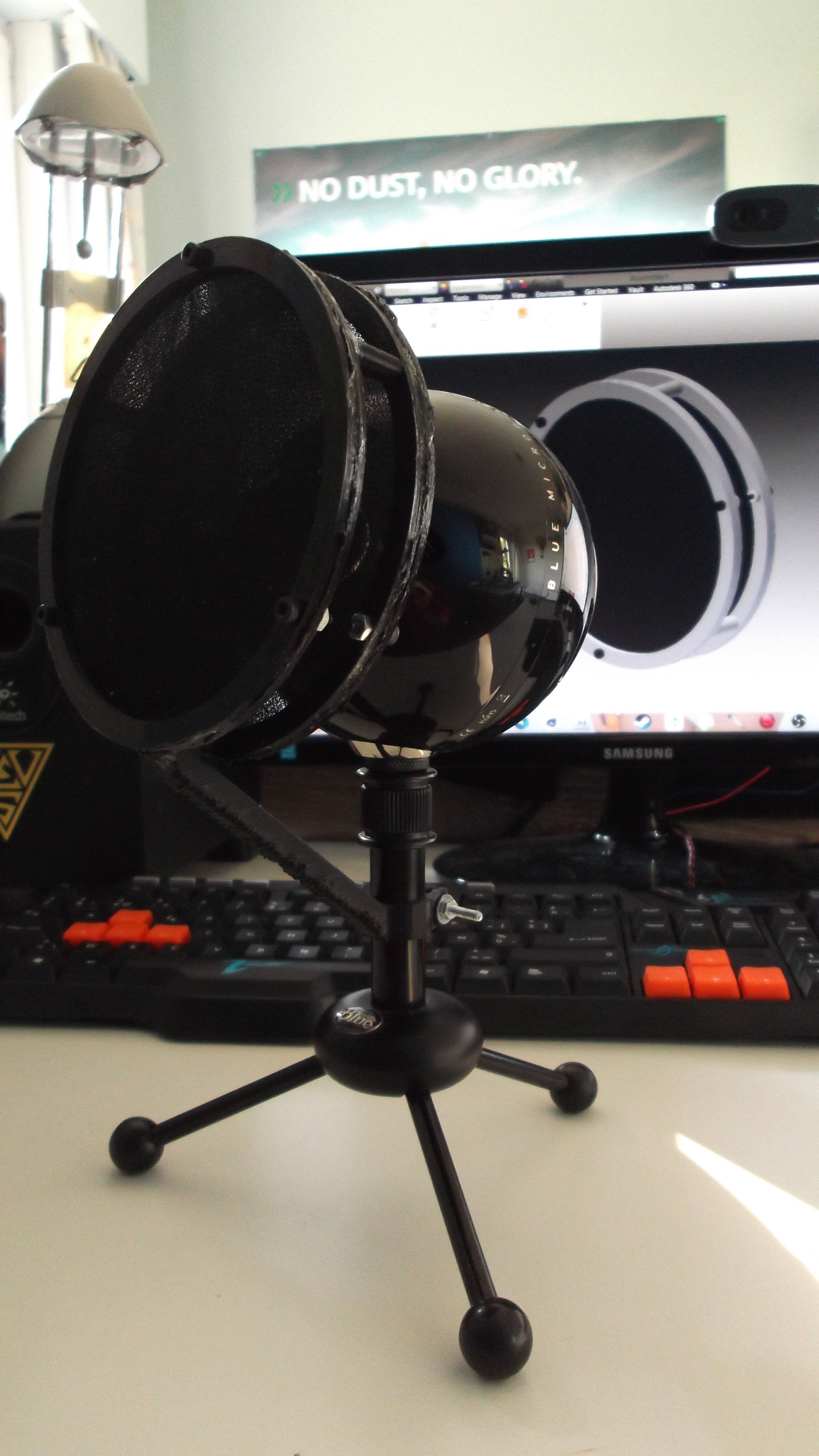 blue snowball popfilter