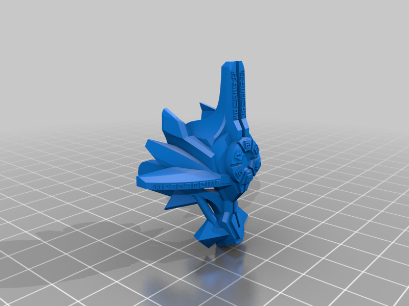 Mask of ultimate power, print of https://www.thingiverse.com/thing:4619526
