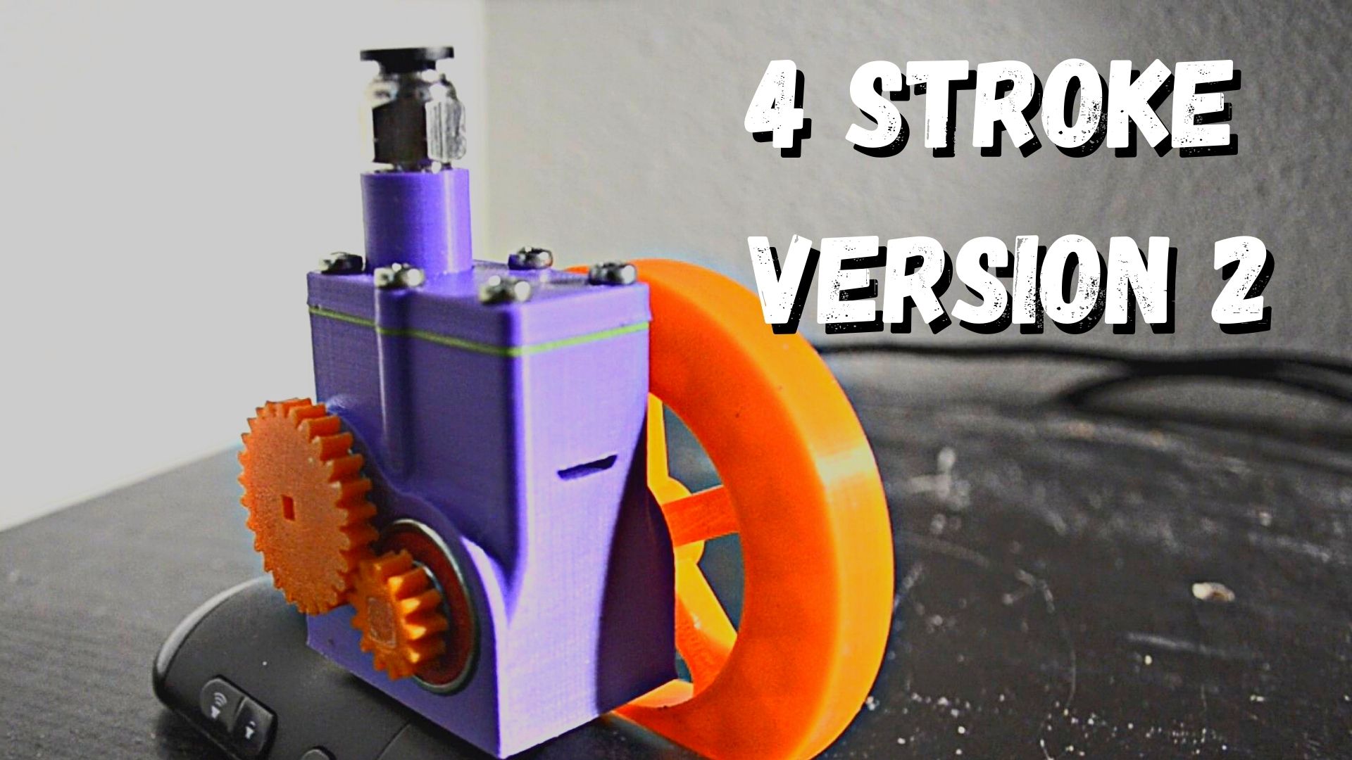 4-Stroke Compressed Air Engine V2 - Major Improvements