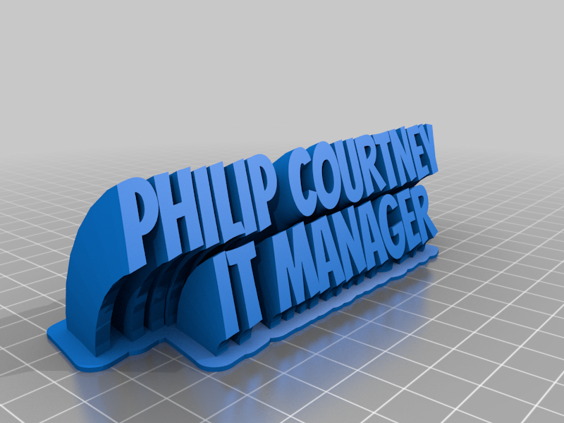 PHIL NAME PLATE