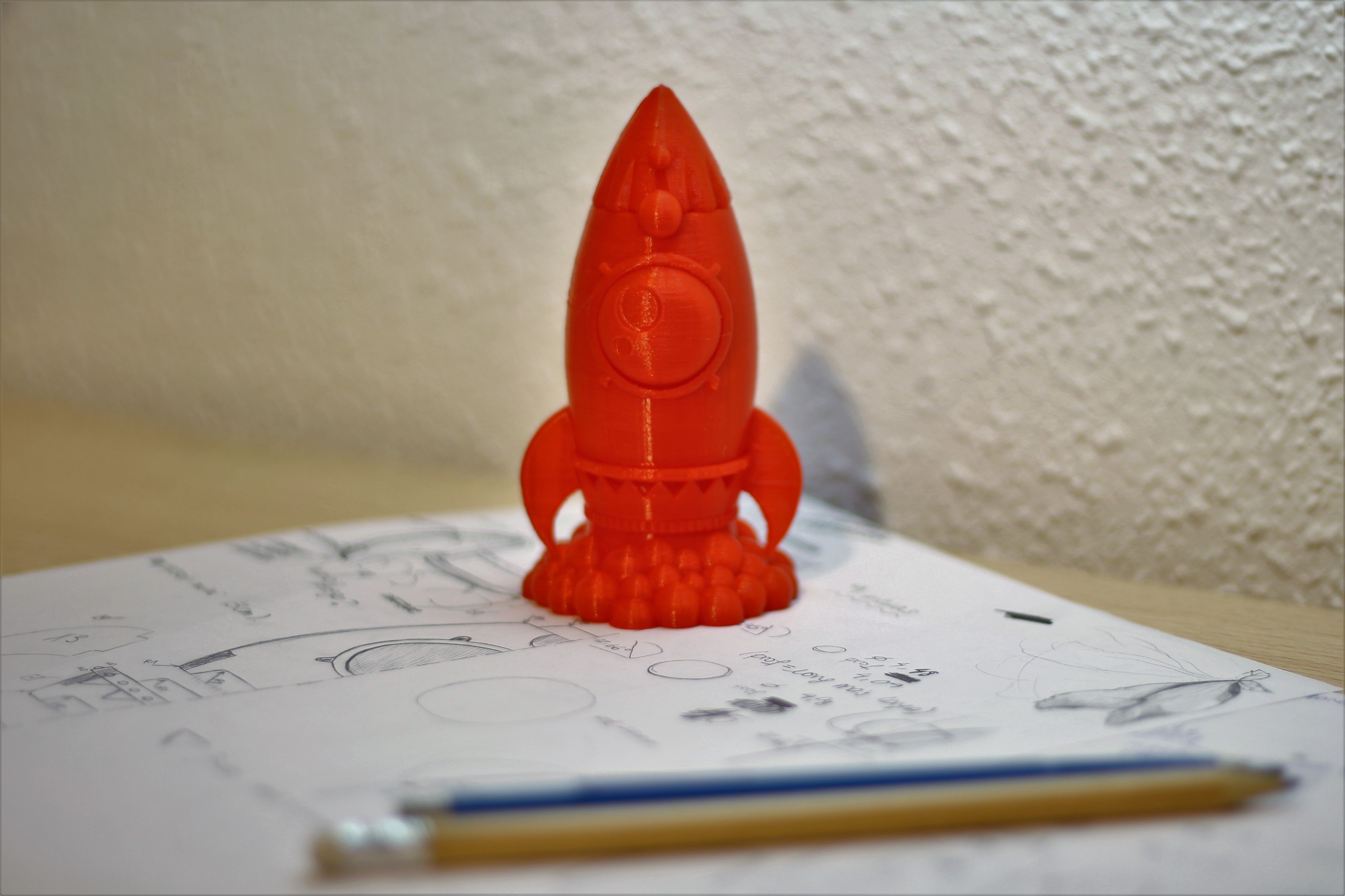 AstroPrint Rocket (For 3D Printer Calibration & Stress Testing)