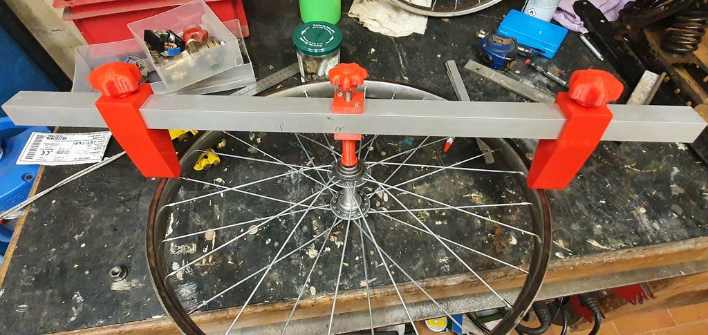 Comparateur roue vélo, VTT, Wheel dishing Tool Bike