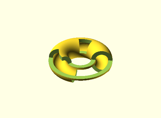 Opening arc for OpenSCAD 2015