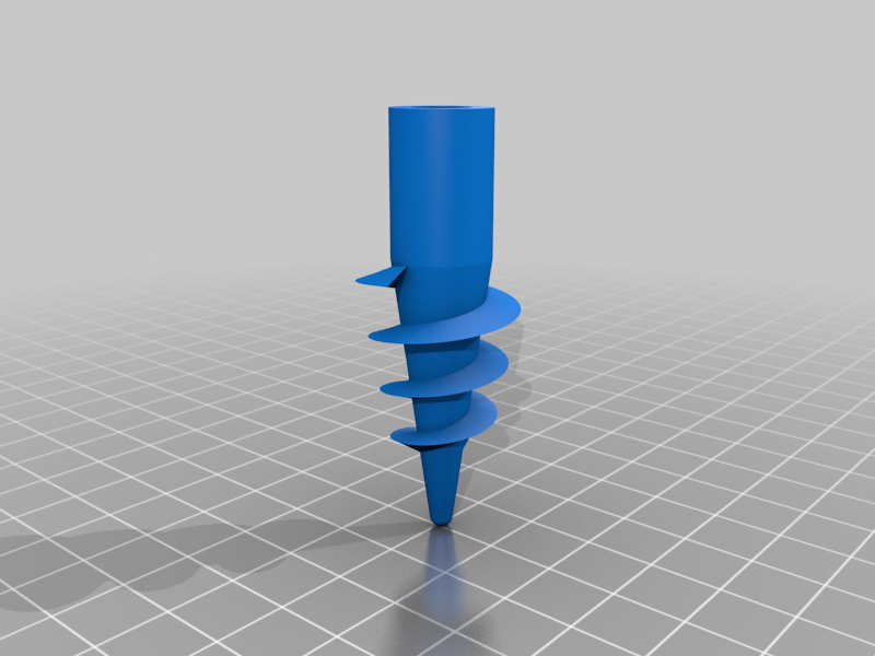 Rod anchor for soil
