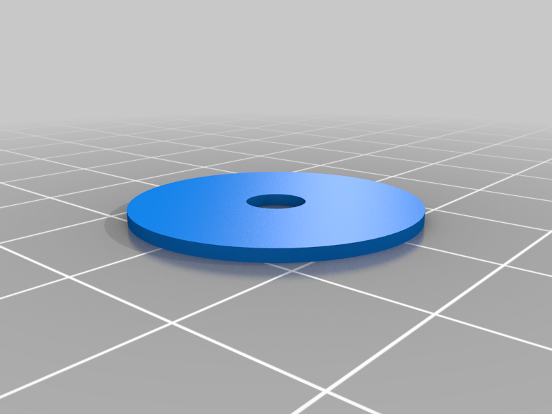 25mm x 1mm Round Miniature Base with 5mm x 1mm Round Magnet Hole