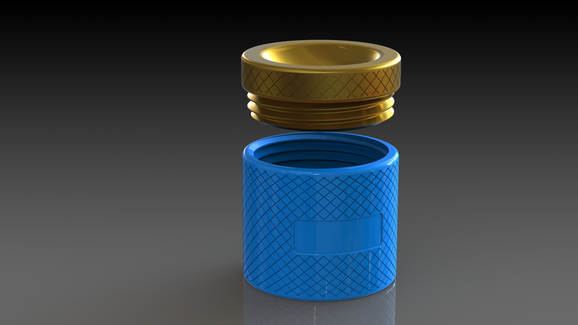 Small Threaded Container