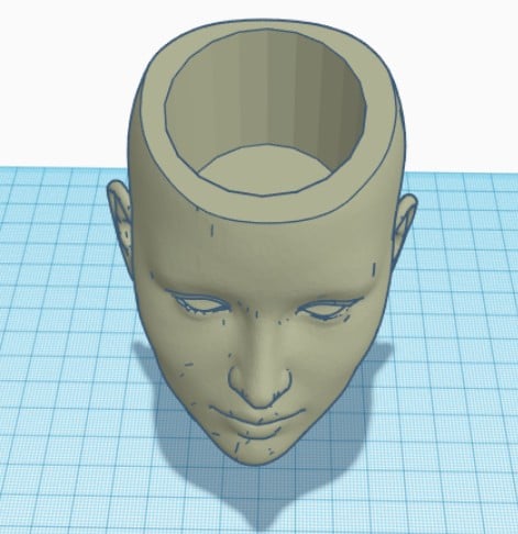 Human Head Planter