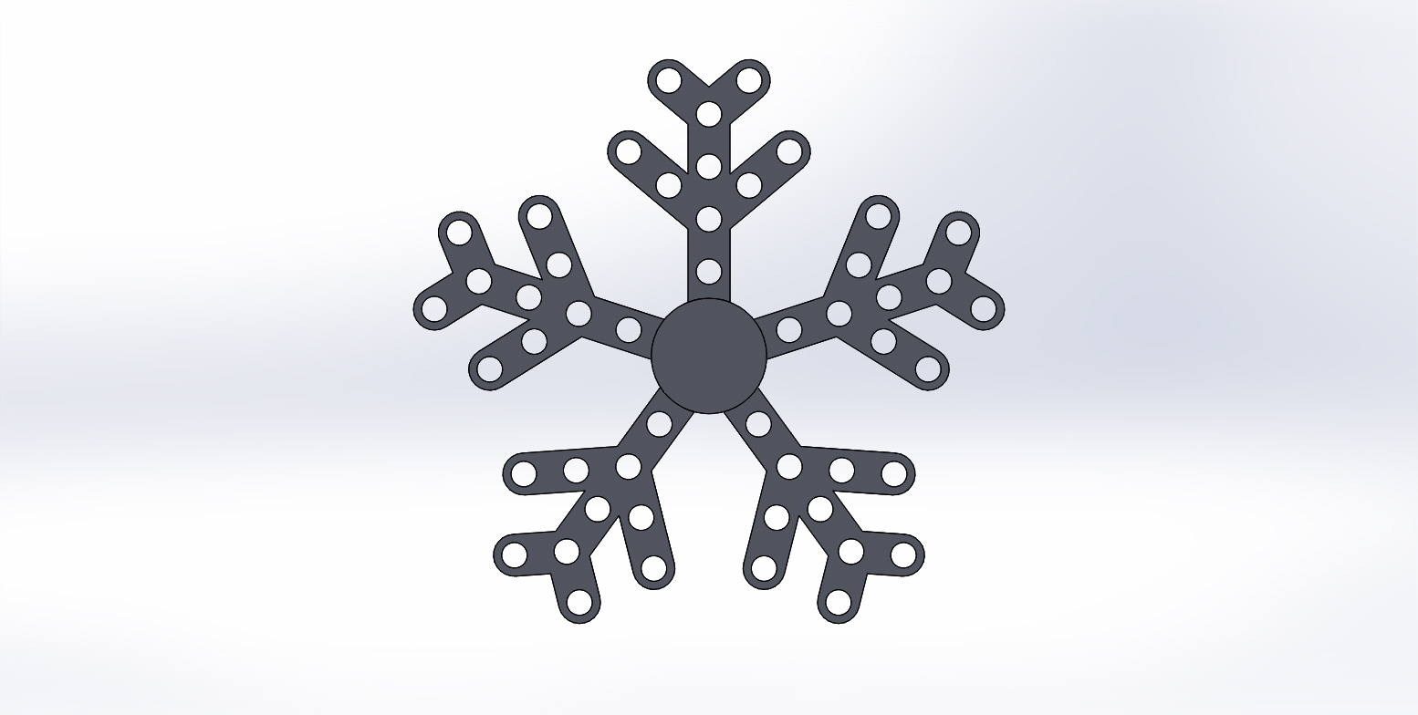 5 Arm Snowflake