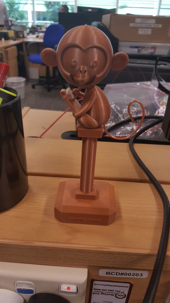 Monkey Statue Award - Learning Award