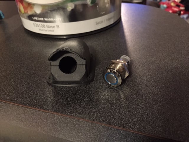16mm angel eye pushbutton toggle switch mount