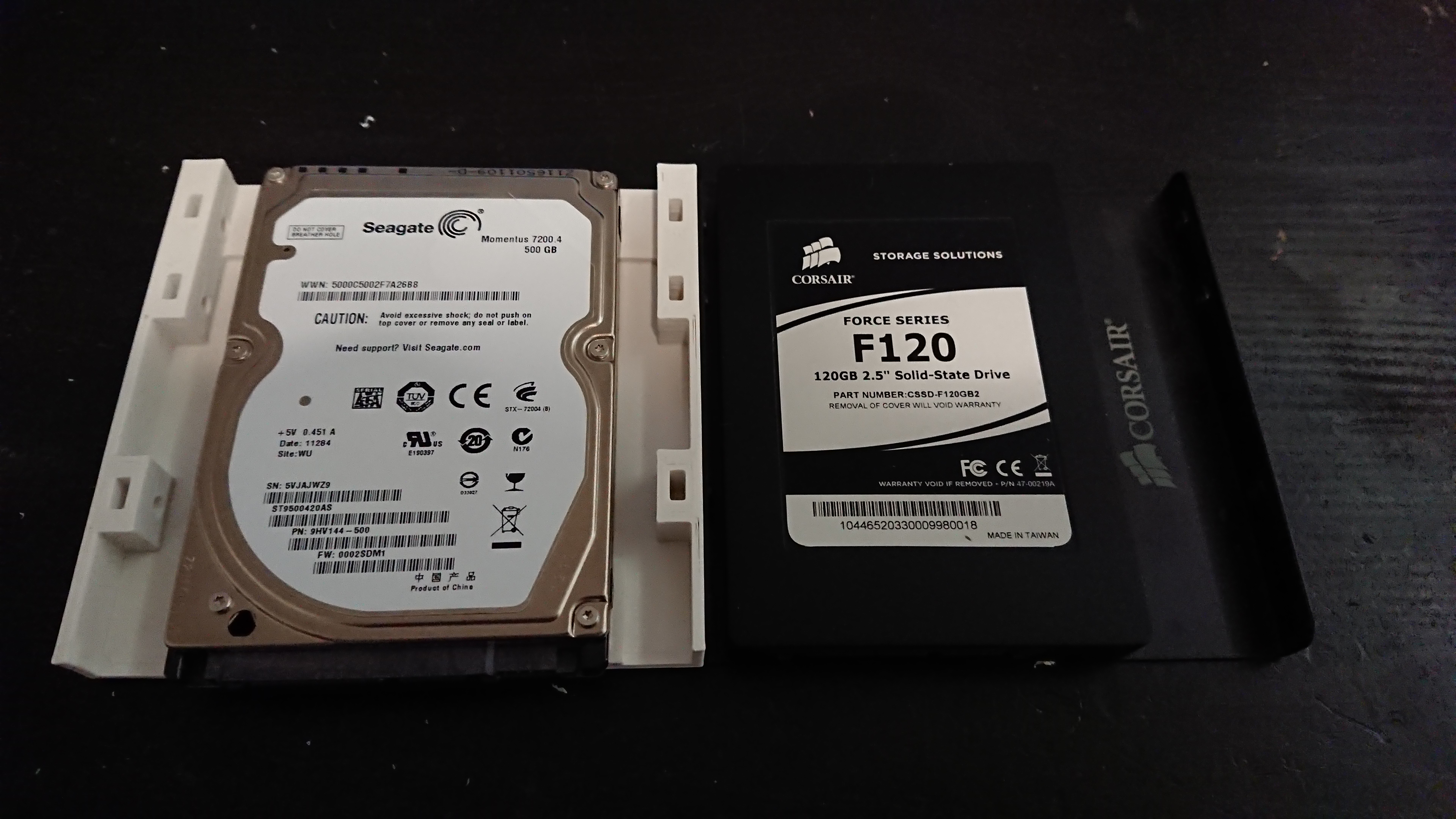 2.5" HDD/SSD Drive Caddy for 3.5" Bays
