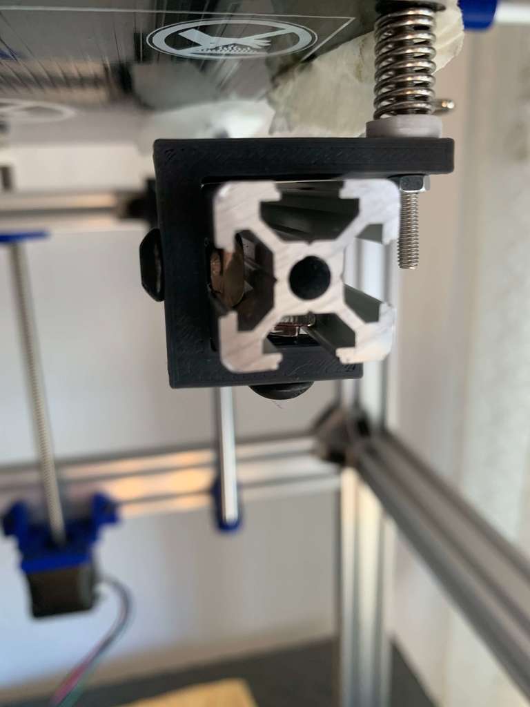 Hypercube belt clamp for Anet A8 print bed