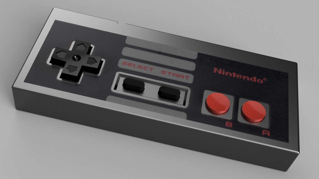 NES Classic Controller All Parts