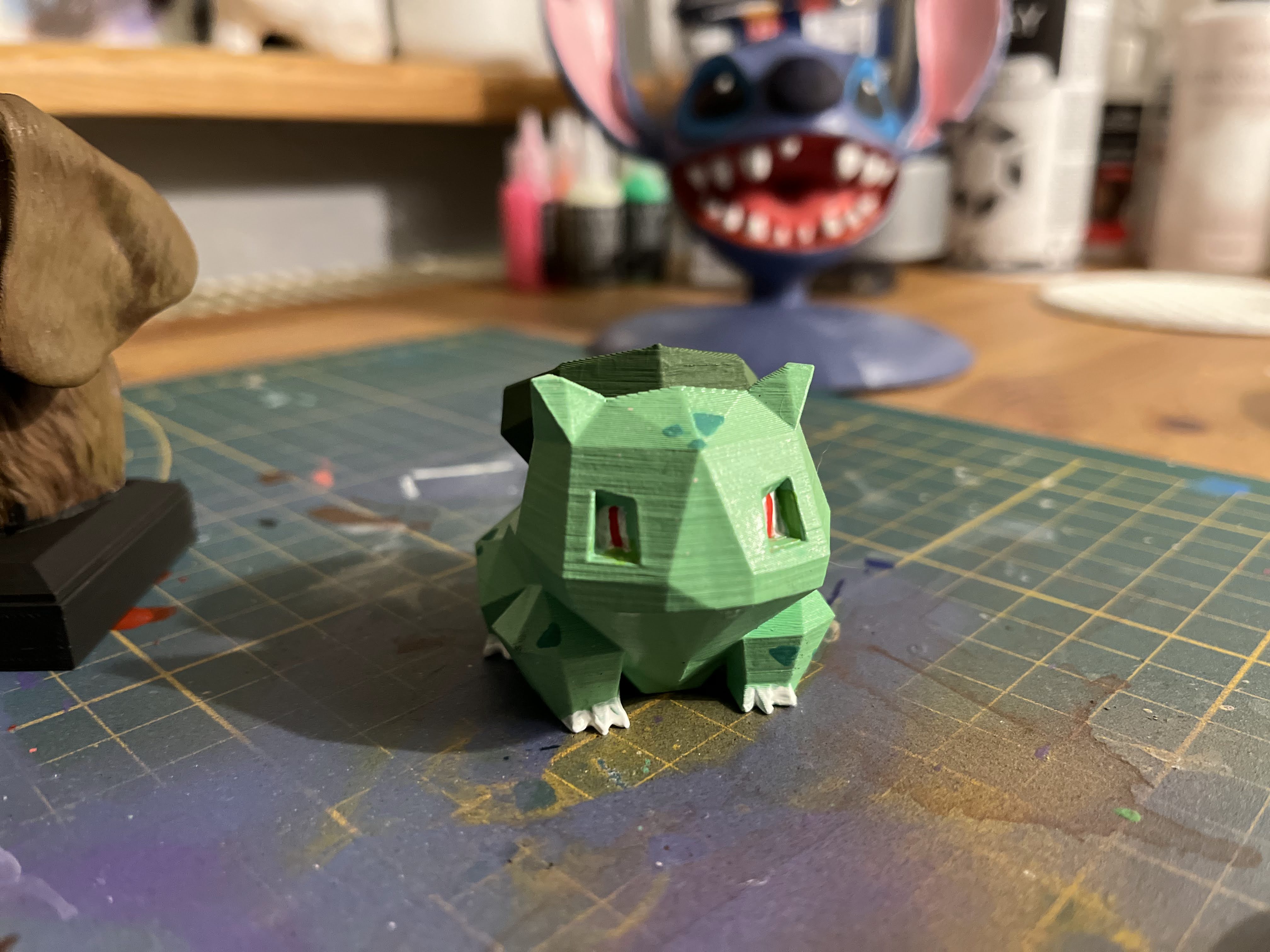 Low Poly Pokemon Vases Planter (Bulbasaur, Ivysaur, Venusaur)
