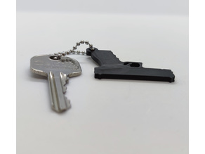 Glock Keychain 3D model