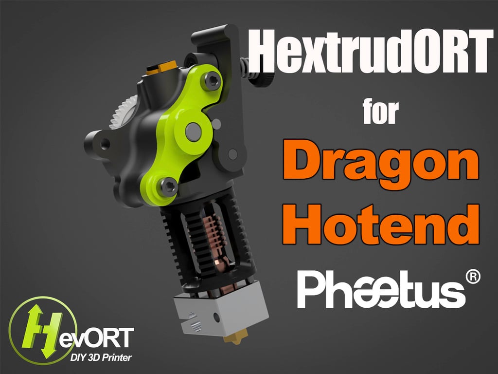 HextrudORT - Extruder for Dragon Hotend