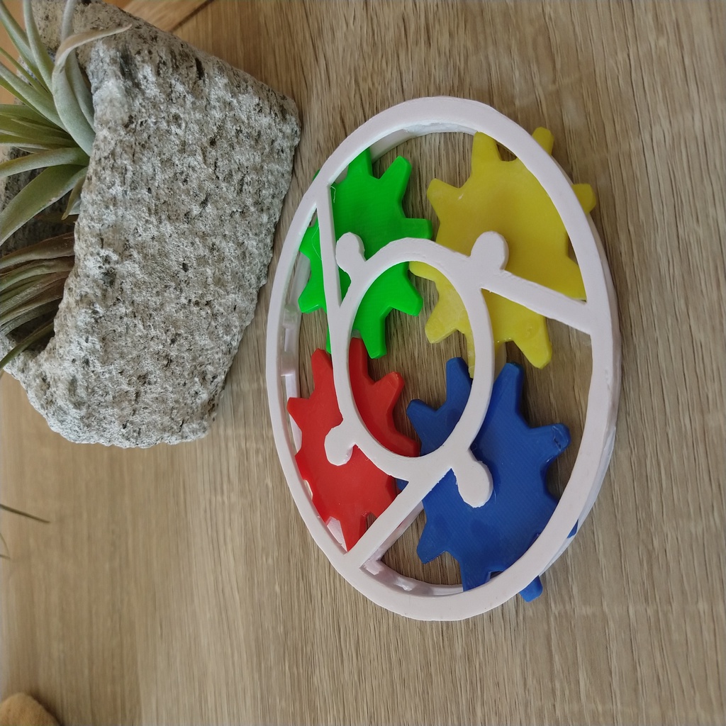 Google chrome logo coaster