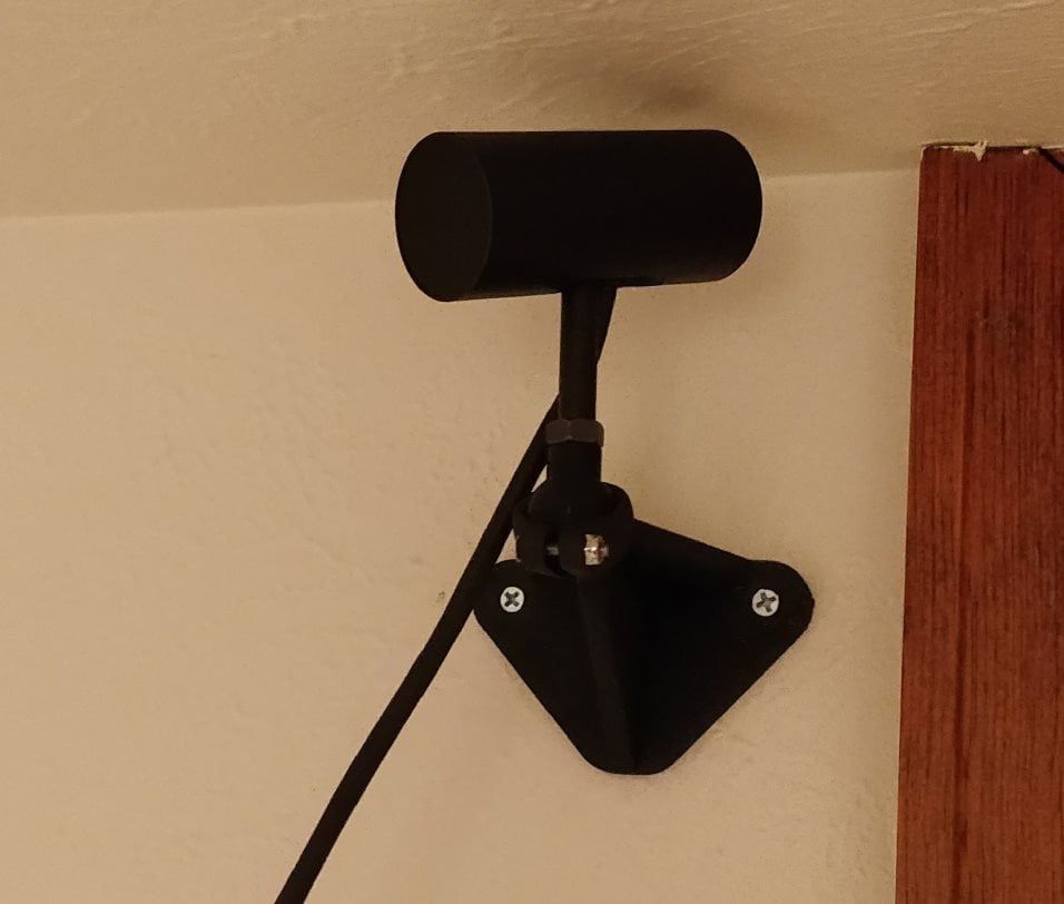 Wall-Mounted Ball-and-Socket Camera Mount