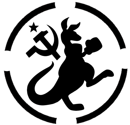 Communist Kangaroo Stencil