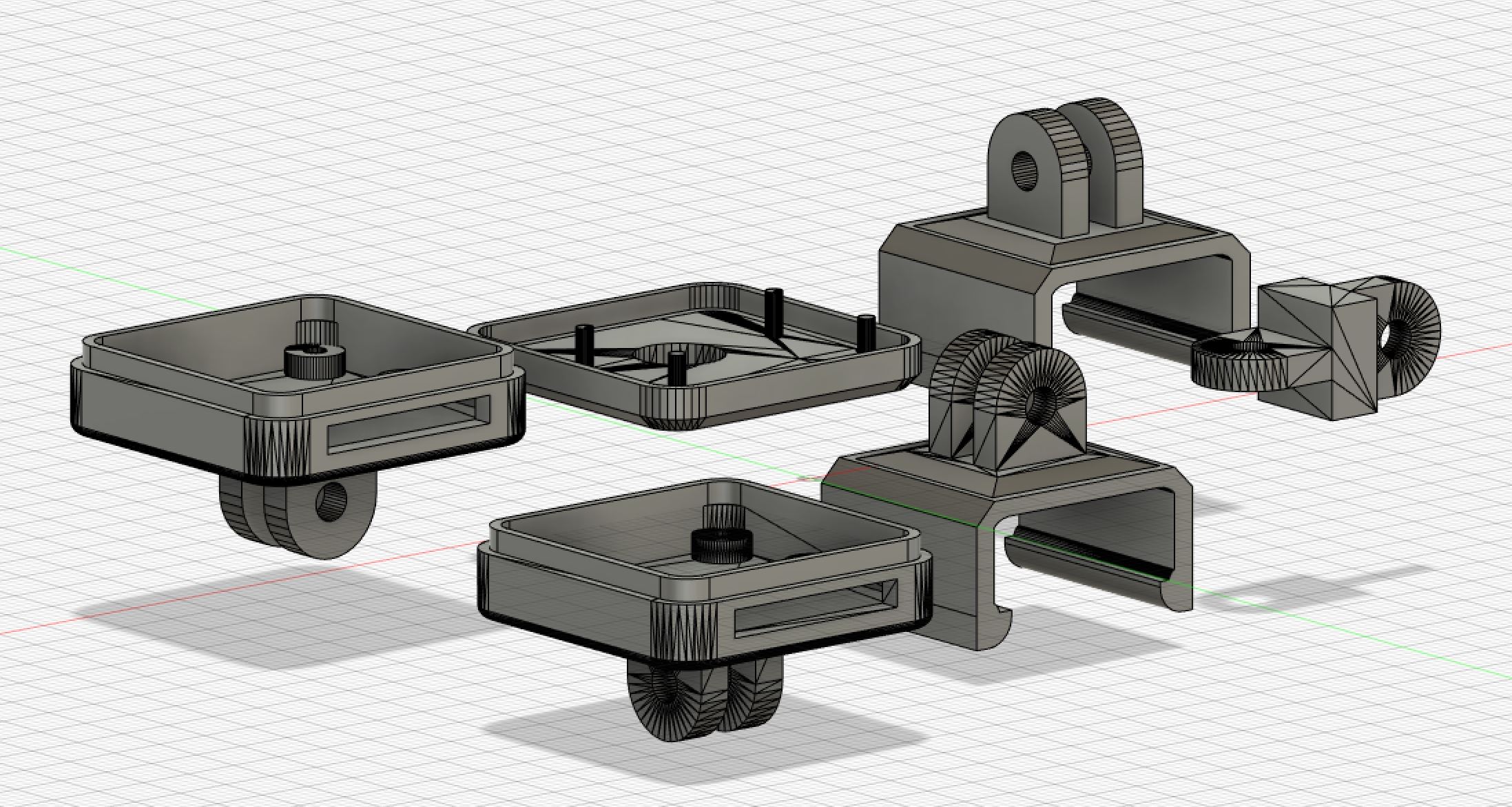 Pi Cam v2/Noir Adjustable Clip-on Camera Mount for Ender Series Creality Printers