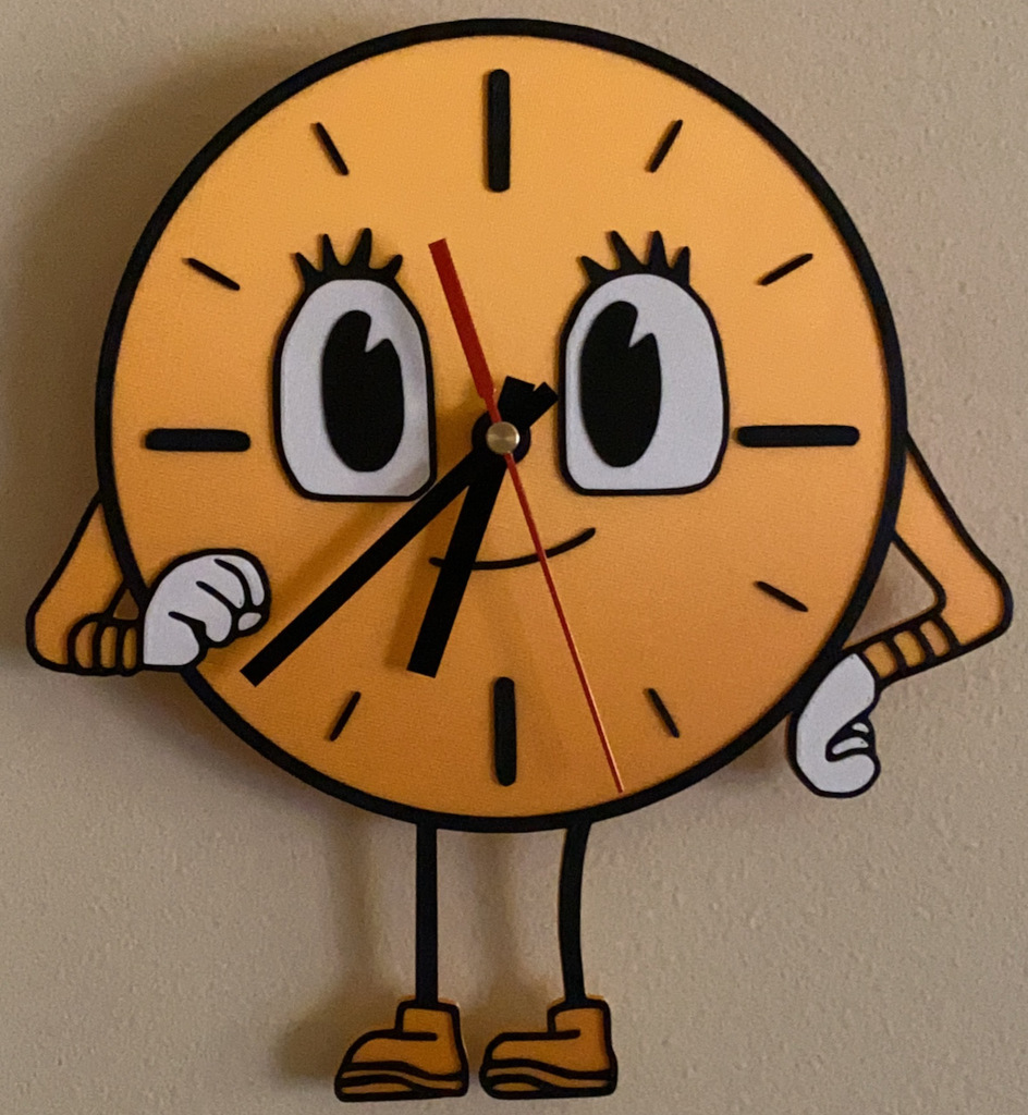 Miss Minutes - thin clock