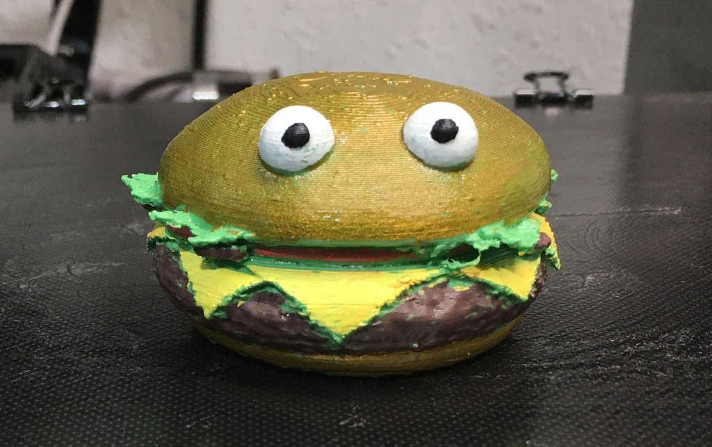 Googly-Eyed Cheeseburger