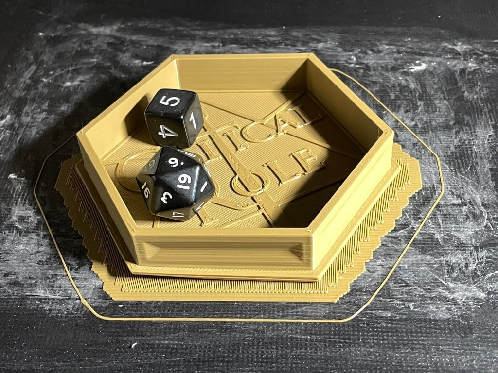 Hexagon Dice Tray (Small) for Munchkin: Critical Role